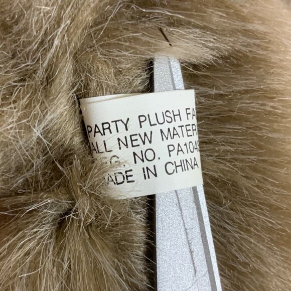 Vintage Party Plush Baby Gorilla Stuffed Animal Flocked Face Felt Hands Feet - Picture 7 of 8